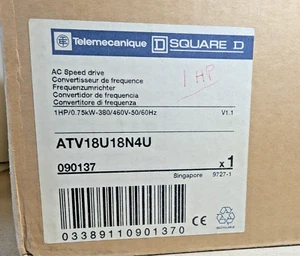 (New) Telemecanique / Square D ATV18U18N4U Variable Speed AC Drive 1 HP - Picture 1 of 4