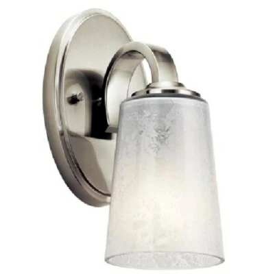 Kichler 1-Light Nickel Modern/Contemporary Vanity Light - Image 1 of 4