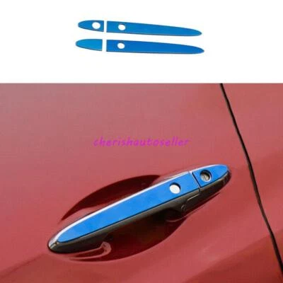 For Honda HR-V Vezel 2016-2021 2022 Blue Steel Side Smart Door Handle Cover Trim - Imagem 1 de 4