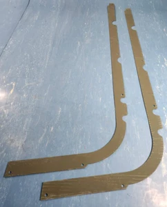 Humvee Ballistic Metal Upper Glass Windshield Retainer M998 12338852 2 PCS - Bild 1 von 8