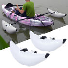2Pcs White Pvc Kayak Canoe Boat Fishing Outrigger Standing Stabilizer & Ama Kit