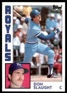 1984 Topps Cards Don Slaught . Kansas City Royals #196 - Picture 1 of 2