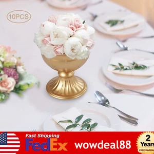 10* Floreros Centros de Mesa Centros de Mesa Flor Trompeta Jarrones Boda Fiesta Suministro - Imagen 1 de 18