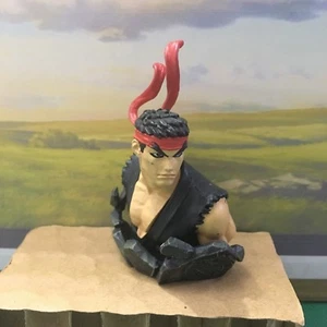 Street Fighter 2 Ryu Bust Figure Capcom Character Gashapon JAPAN GAME - Foto 1 di 2