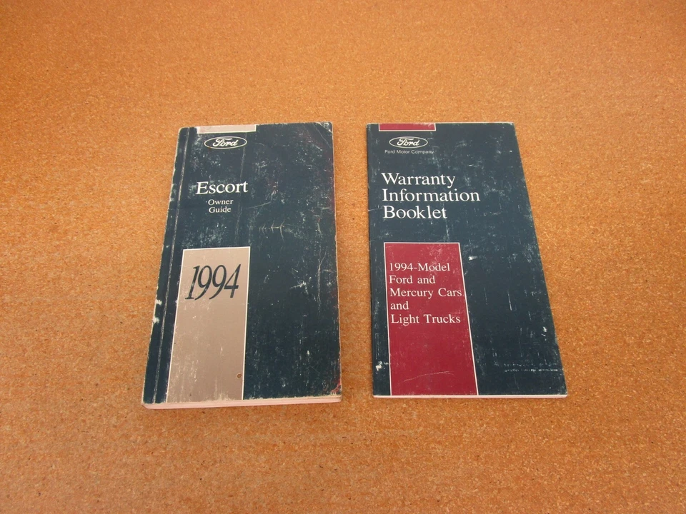 Ford Escort 1994 original manual del propietario libro guía literatura Foto 1 de 1