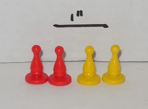 Imagination Beat the Parents Board Game Replacement Set of 4 Pawns - Picture 1 of 1