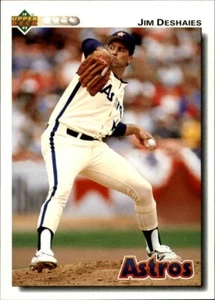 Jim Deshaies 1992 Upper Deck MLB #297 Baseball Card Houston Astros - Picture 1 of 2