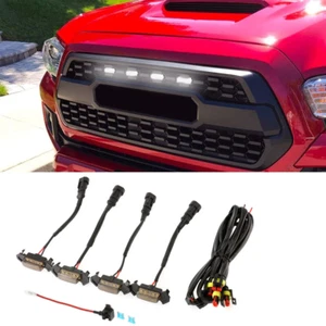 Kit de 4 luces LED blancas para parrilla delantera para Toyota Tacoma TRD PRO 2016-2021 - Imagen 1 de 12