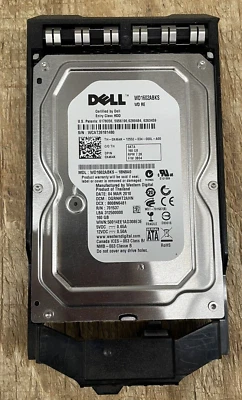 X464K, 0X464K, WD1602ABKS, DELL 160GB 7.2K RPM SATA 3.5 Hard Drive W SATA TRAY! - Image 1 of 3