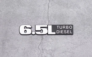 Hummer H1 6.5L Turbo Diesel Emblema Insignia Logo Cromo Calcomanía / 6.5L 600859 - Imagen 1 de 2