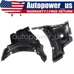 Fit Audi A6 Quattro 2012-2015 Front LH & RH Front Section Set of 2 Splash Shield - Picture 1 of 7
