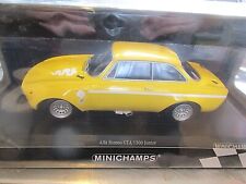 ALFA ROMEO GTA 1300 Giulia Junior Racing Street gelb yellow 1971 Minichamps 1:18