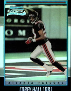 2001 Bowman Chrome #206 Corey Hall Atlanta Falcons Rookie Card RC /1999 - NM-MT - Picture 1 of 2