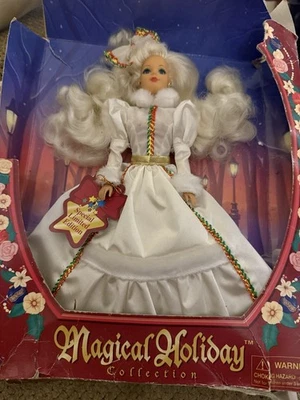 JAKKS Magical Holiday Collection Vestido Blanco Edición Limitada Muñeca Barbie ¡En Caja Original! Foto 1 de 4