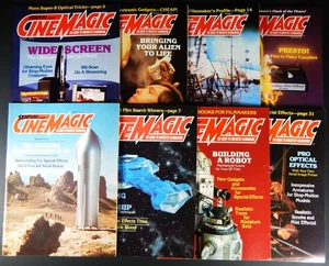 VTG CINEMAGIC STARLOG MAGAZINE FINE+ LOT ISSUES #1,2,3,4,5,6,7,8 1979 FILMMAKING - Picture 1 of 23