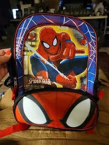 Marvel Comics Spiderman Rucksack Jungen groß Schulverkauf Kinder Tasche Grafikdruck - Bild 1 von 3