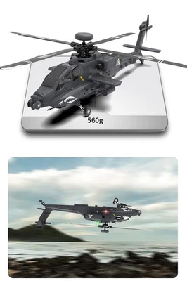 F11S Helicopter Apache GPS 2.4G 6-Axis Gyro 9CH Flybarless 3D W/ Camera - Image 1 of 4