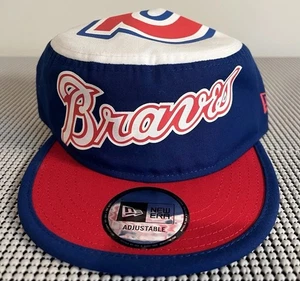 Atlanta Braves Malermütze Druckknopflasche New Era Cooperstown Collection NEU Neu mit Etikett RAR - Bild 1 von 7