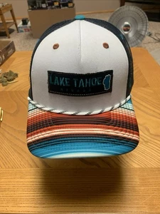 Lake Tahoe Hat Twill Snapback Curved Bill Baseball Hat - Picture 1 of 11