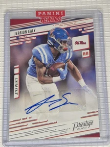 2022 Panini Chronicles Draft Picks - Prestige Xtra Point Signatures Jerrion Ealy - Bild 1 von 2