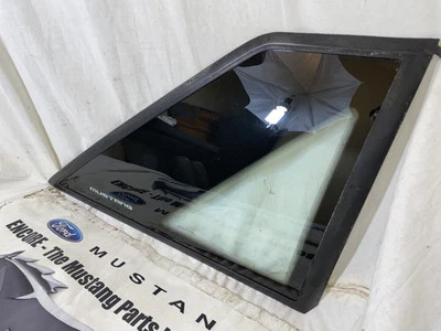 1987-1993 Ford Mustang Hatchback passageiro destro quarto de vidro fabricante de equipamento original Carlite LX Gt p2 - Imagem 1 de 4