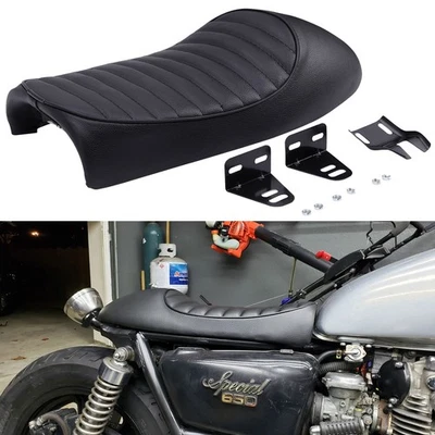 Motorcycle Hump Seat Saddle For Yamaha XS650 Special XS750 XS400 XJ550 XJ650 - Image 1 of 4