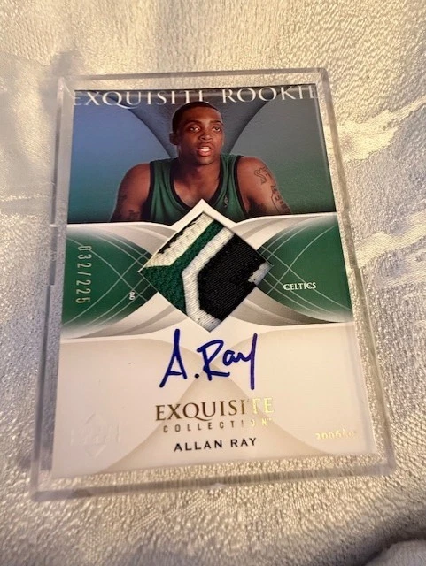 2006-07 Exquisite Collection Rookie Patch Auto Allan Ray #32/225 - Celtics - Image 1 of 1