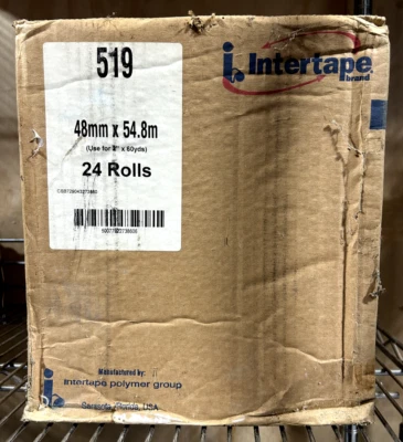 Cinta adhesiva Intertape bronceada 48 mm x 54,8 m caja de 24 rollos Foto 1 de 4