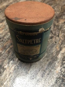 Vintage Salpeter 4 Unzen Komposit Dose leer - Bild 1 von 4