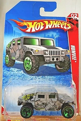 Hot Wheels #198 Race World-Battle 2010 2/4 Humvee gris con rueda de radios ORUT5 verde Foto 1 de 4