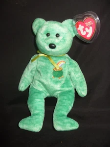TY BEANIE BABY - OSO IRLANDÉS KILLARNEY - COMO NUEVO - RETIRADO CON ETIQUETAS - Imagen 1 de 1