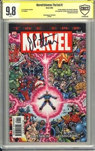 Marvel Universe The End 1 CBCS 9.8 Signed by Jim Starlin Ltd 13/499 24 - Picture 1 of 2
