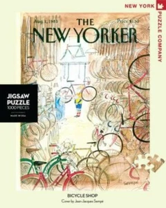 New Yorker Bicycle Shop 1,000 Piece Jigsaw Puzzle Magazine Cover - NEW - Picture 1 of 1