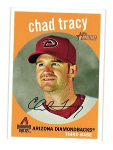 2008 Topps Heritage #292 Chad Tracy Arizona Diamondbacks