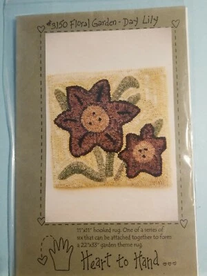 Heart to Hand - Floral Garden "Day Lily" 11" x 11" - Image 1 of 2