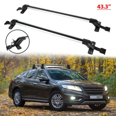 Barras transversales de techo para Honda Accord Crosstour equipaje kayak bloqueo portador de carga Foto 1 de 4