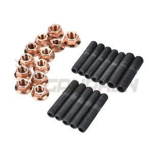 Exhaust Manifold Stud Kit EVO 3 4 5 6 7 8 9 4G63T 1G 2G Eclipse Talon Laser DSM - Picture 1 of 2