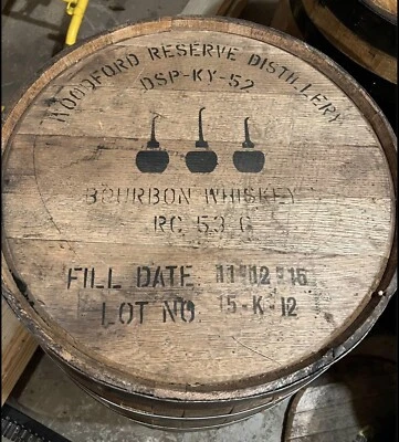 Auténtico barril de bourbon/whisky Woodford Reserve Kentucky - ENVÍO GRATUITO Foto 1 de 2
