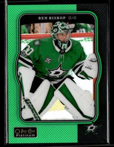 2017-18 O-Pee-Chee Platinum Retro Rainbow Green #R61 Ben Bishop /49