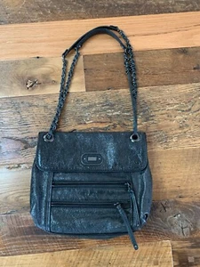 RAFE New York Black Shiny Leather Purse - Picture 1 of 6