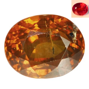 2.37Ct Fabulous Oval 8.3 x 6.4 MM Brown to Red Madagascar Natural Col Chg Garnet - Picture 1 of 5