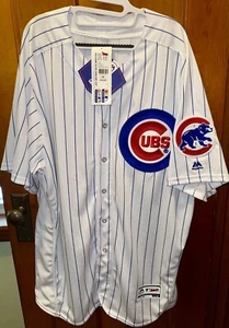 NWT Majestic Chicago Cubs Authentic Flex Base Home Jersey Men’s Size 56 Vintage - Picture 1 of 8