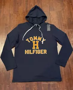 New Men Tommy Hilfiger Hoodie Sweatshirt Long Sleeve Top Shirt Pullover Medium M - Picture 1 of 10