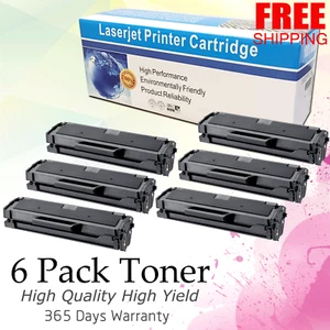 6 PK MLT-D101S MLT-D101L Toner cartridge For Samsung ML-2165 SCX-3405FW SF-760P - Picture 1 of 5