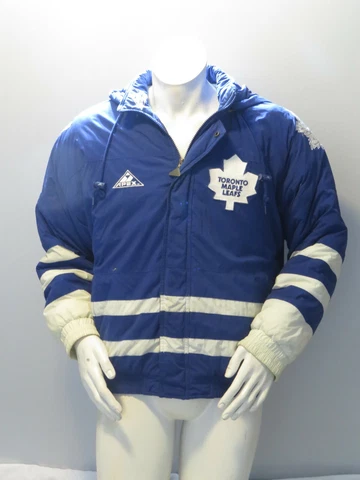 Toronto Maple Leafs Jacket (VTG) - Puffer Parka by Apex One - Men's Small Cover