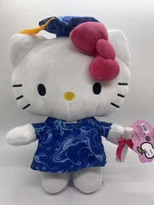 Graduation Plush Licensed Sanrio Hello Kitty Cap, Gown, & Diploma 10.5" - Picture 1 of 6
