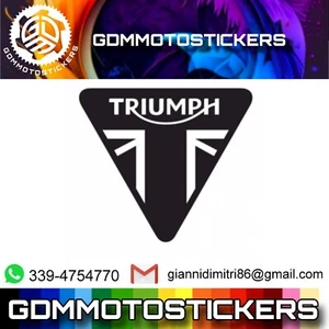Adesivo PRESPAZIATO replica non originale Triumph - Imagen 1 de 19