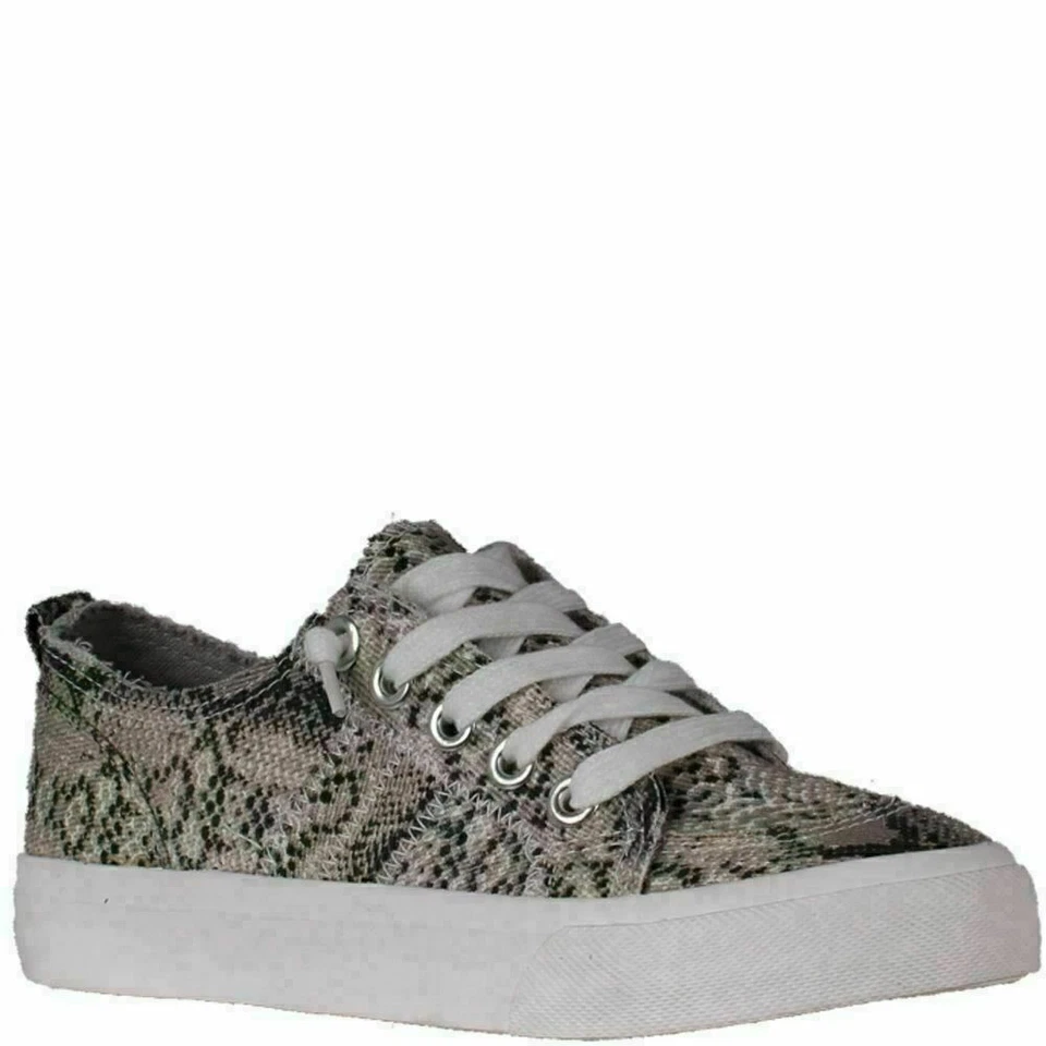 Jellypop KORY Grey Snake Fabric Size 8.5