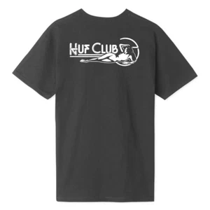 Genuine HUF Club T-Shirt - Black - Picture 1 of 5