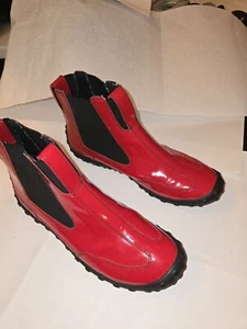 NIKE LAB G Womens VTG Series G Red Black Boots Style 15633 SZ 6.5 B - Picture 1 of 13